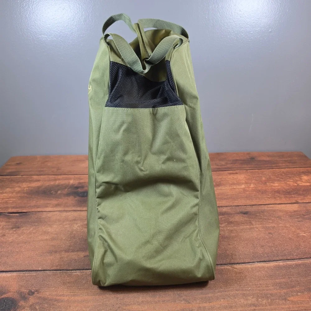 Le Chameau Chasseur Boots Mens 9 Olive Good Leather Lined Zip Rain Bag